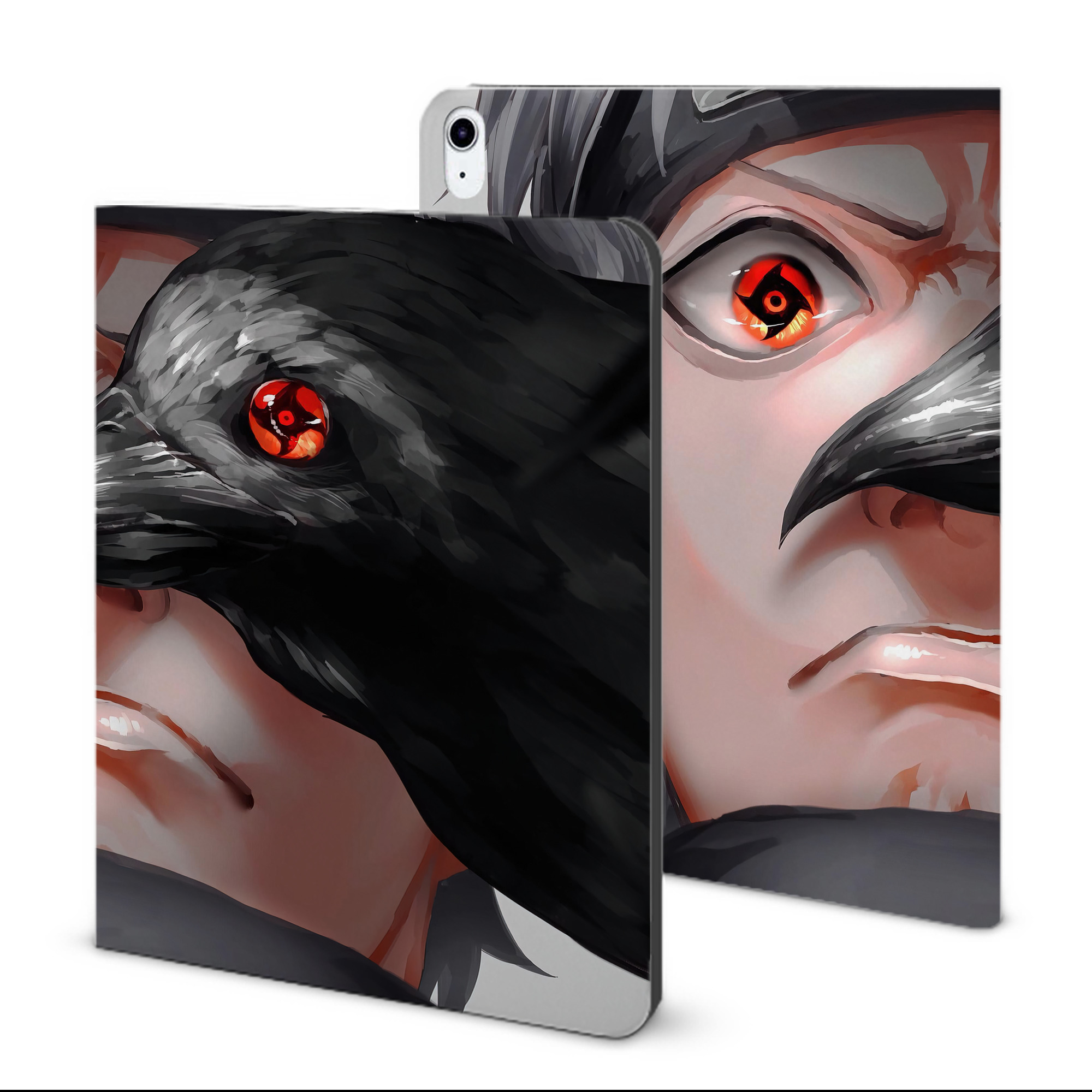 （画像用） NARUTO -ナルト- NARUTO -ナルト- 疾風伝 IPad ケース ブック型 PUレザー TPU 耐衝撃 軽量 薄型 ペン収納なし 全面保護 IPad 各モデル対応